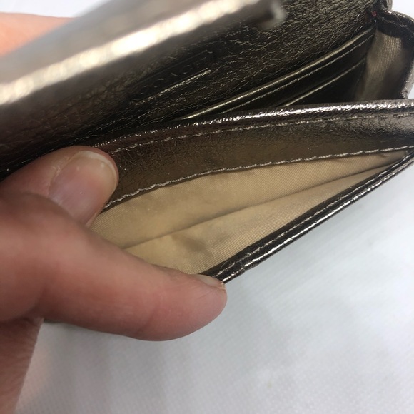 Coach Pewter Card Holder Wallet - Picture 4 of 7